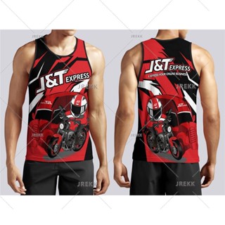 ✨✨เสื้อกีฬาแขนสั้น ผ้าเจอร์ซีย์ J&amp;T Express สําหรับผู้ชาย 2023 Zjy92 น้ําหนักเบา ระบายอากาศ