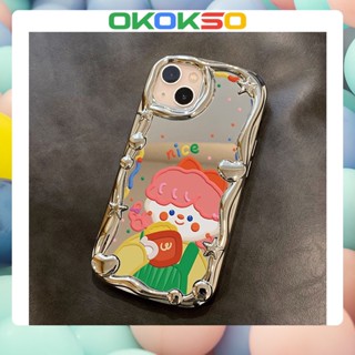 [OKOKSO] เคสโทรศัพท์มือถือนิ่ม กันกระแทก ลายการ์ตูนเบอร์เกอร์เกิร์ล สําหรับ OPPO Reno9 Reno8 Reno7pro reno6 7z 8T 5 R17 A53 A9 2020 F11 A31 A3S A78 A77