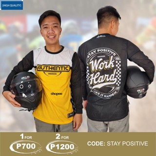 เสื้อกีฬามอเตอร์ไซค์ "STAY POSITIVE" ของแท้