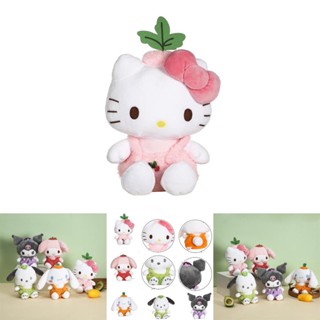 ตุ๊กตา Kuromi Melody Hello Kitty แครอท ซินนาม่อนโรล ผัก น่ารัก ของขวัญสําหรับเด็ก