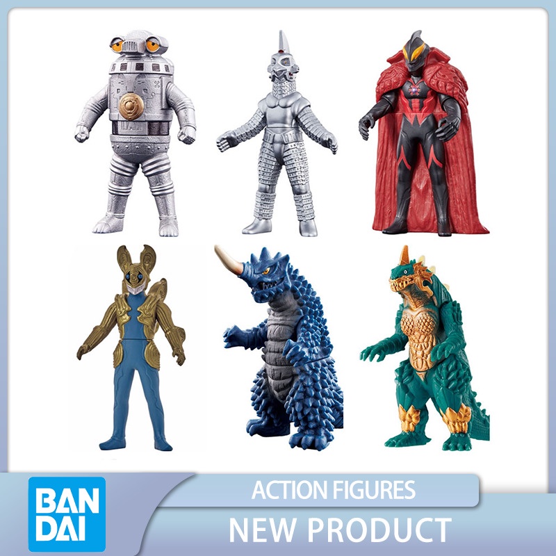 BANDAI ยางนุ่ม Action FIGURE Anime ของเล่น Ultraman Belial Genegarg Bullton Monster Collection เด็กข