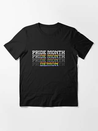 เสื้อยืด พิมพ์ลาย Pride Month Demon Essential 5