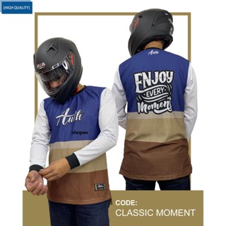 เสื้อกีฬาแขนสั้น ลายทีมรถจักรยานยนต์ Jersey " Classic Moment "
