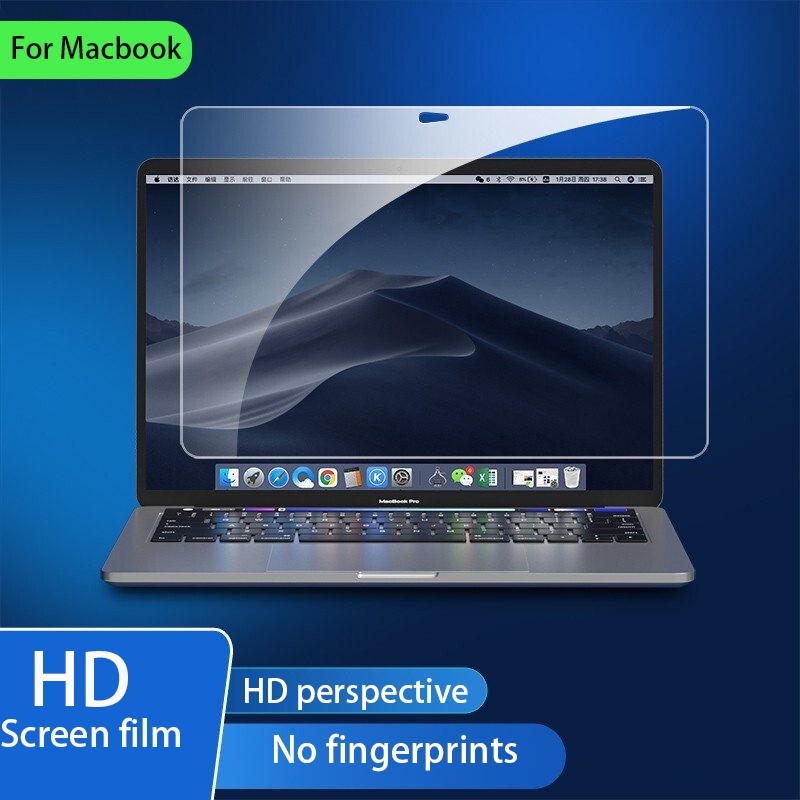 ใหม่ ฟิล์มกันรอยหน้าจอสัมผัส HD แบบใส สําหรับ Macbook Pro 14 16 M1 2020 Air M113.3 A2179 13 A2289 A2251 16 2021