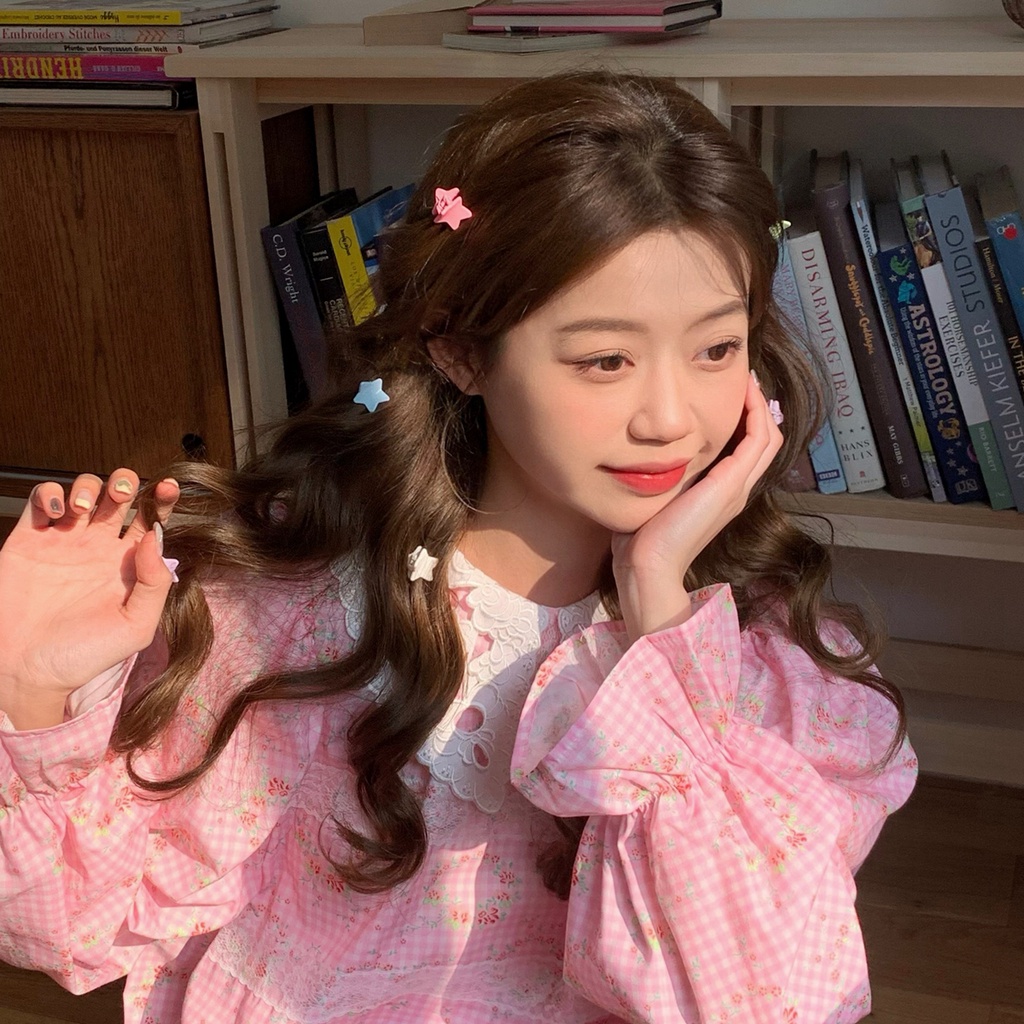 คลิปหนีบผม รูปดาว ขนาดเล็ก น่ารัก สไตล์เจ้าหญิง สําหรับเด็กผู้หญิง