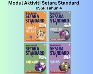 Sasbadi - โมดูลกิจกรรมเทียบเท่ากับ KSSR STANDARD 4th (ภาษา, อังกฤษ, คณิตศาสตร์, วิทยาศาสตร์)