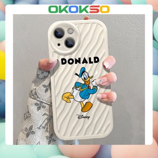 [OKOKSO] เคสโทรศัพท์มือถือนิ่ม กันกระแทก ลายการ์ตูนโดนัลด์ดั๊ก R17 สําหรับ OPPO Reno9 Reno8 Reno7pro reno6 7z 8T 5 A53 A9 2020 F11 A31 A3S A78 A77