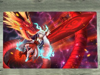 Yugioh Playmat Accesscode Talker TCG CCG แผ่นรองเมาส์ พร้อมแผ่นรองเมาส์ สําหรับเล่นเกม