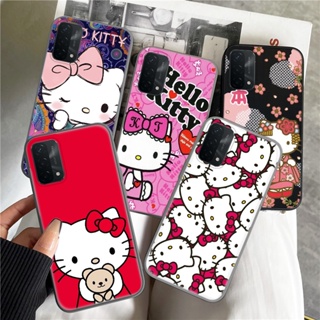 เคสโทรศัพท์มือถือแบบนิ่ม ลายเฮลโลคิตตีน่ารัก CPA19 สําหรับ OPPO A12E A15 A15S A53S A55 A56 A53 A32 A16 A16S A54S A54 A8 A31