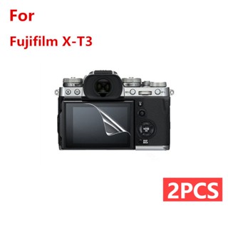 2 ชิ้น ฟิล์มกระจกนิรภัยกันรอยหน้าจอกล้อง สําหรับ For Fujifilm X-T3 XT3