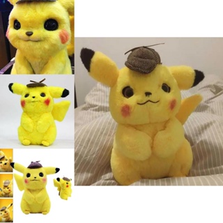 ตุ๊กตานุ่ม รูปการ์ตูนโปเกม่อน Pikachu ขนาด 28 ซม. ของเล่นสําหรับเด็ก