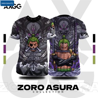 เสื้อยืด ลาย One Piece Zoro Asura