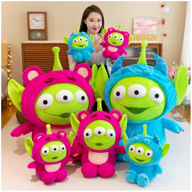 หมอนตุ๊กตานุ่ม รูปการ์ตูนเอเลี่ยน Toy Story Mania ขนาด 60 ซม. ของเล่นสําหรับเด็ก
