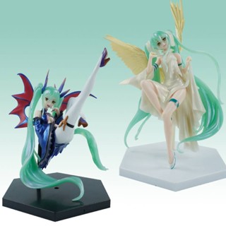 ฟิกเกอร์ Pvc รูปการ์ตูนอนิเมะ Tenitol Miku Dark And Bright Hatsune ขนาด 20 ซม. สําหรับเก็บสะสม