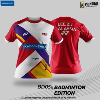 [คุณภาพสูง] Badminton MALAYSIA SUDIRMAN CUP JERSEY