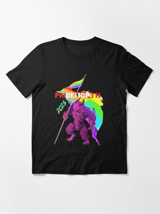 เสื้อยืด พิมพ์ลาย Pride Month Demon Essential -4