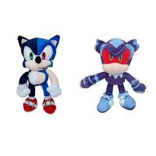 ตุ๊กตานุ่ม รูปการ์ตูน Super Mephiles Sonic สองสี ของขวัญสําหรับเด็ก