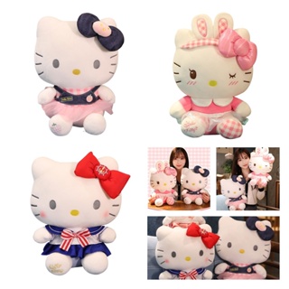 ตุ๊กตานุ่ม รูปการ์ตูน Hello Kitty น่ารัก เหมาะกับของขวัญวันเกิด และคริสต์มาส สําหรับเด็กผู้หญิง