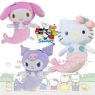 SANRIO หมอนตุ๊กตานุ่ม รูปการ์ตูน Kuromi Melody Hello Kitty นางเงือก