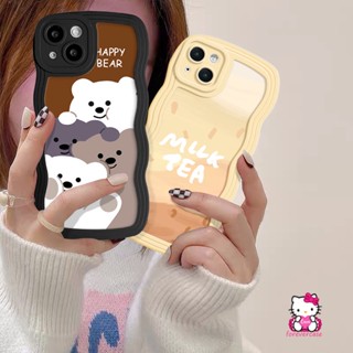 เคสโทรศัพท์มือถือแบบนิ่ม ลายชานมไข่มุกน่ารัก สําหรับ Oppo A57 A58 A16s A17 A12 A16 A17K A96 A5s A74 A5 A15 A95 A78 A3s A9 A54 A16K A55 A76 A52 A7 Reno 8 7 7Z 8Z 6 A77s A1k A77 A53 ฝาครอบขอบ