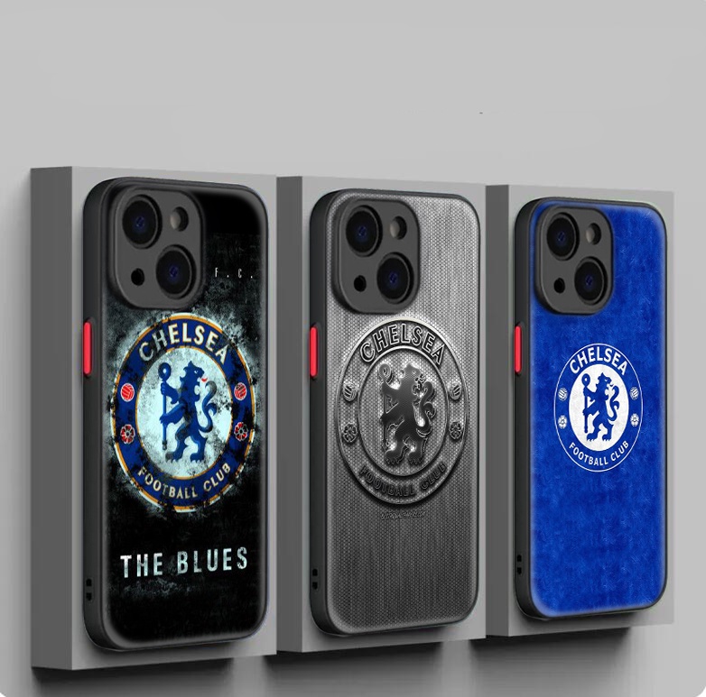 เคสโทรศัพท์มือถือแบบนิ่ม กันรอยเลนส์กล้อง ลาย Chelsea FC SXDL16 สําหรับ iPhone SE SE2 SE3 7 8 Plus XR XS Max 11 Pro Max