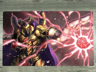 Yugioh Playmat แผ่นรองเมาส์ ลายมังกรดํา ตาแดง TCG CCG สําหรับเล่นเกม