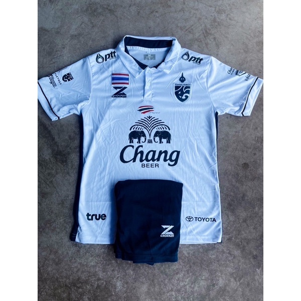 ชุดบอลชาย-หญิง ทีมชาติไทย2022-2023 ชุดฟุตบอลรุ่นใหม่คอปก เสื้อ+กางเกง Thailand ชุดฟุตบอลFootball Jersey