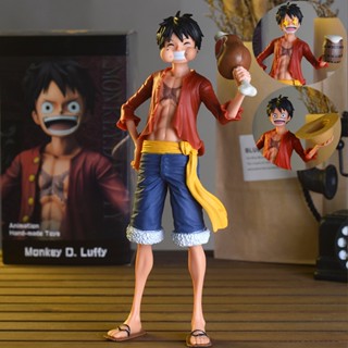 OnePieceSmileyLuflyกินเนื้อดาวตาฟางหมวกกลุ่มใหญ่Handmadeรุ่นอะนิเมะชิ้นส่วนกรณี