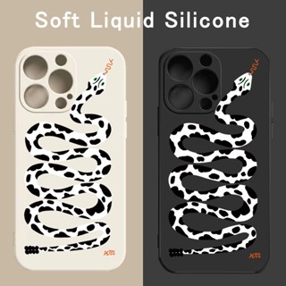 เคสโทรศัพท์มือถือ ซิลิโคนนิ่ม กันกระแทก ลาย Viper แฟชั่น สําหรับ iPhone 11 14 Pro Max 12 13 Mini X XR XS Max SE 2020 6 7 8 Plus