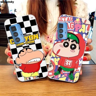 เคสโทรศัพท์มือถือ ลายการ์ตูนชินจัง สําหรับ Motorola Moto Edge X30 S30 G200 G G41 G31 G51 G60S G71 20 S E20 E40 E30 Pro Lite 02