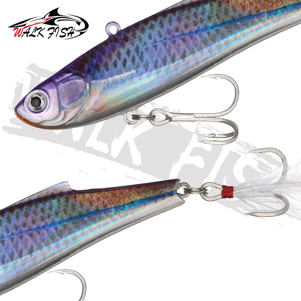Walk FISH เหยื่อตกปลาประดิษฐ์ VIB 9 ซม. 20 กรัม — صورة 4