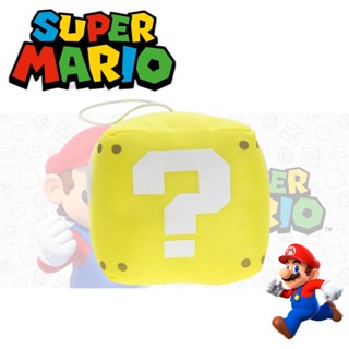 ตุ๊กตานุ่ม รูปการ์ตูน Mario Super Cube Fan Plushie Nintendo สีทอง ของเล่นสําหรับเด็ก