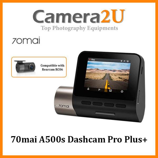 70mai A500s Dashcam Pro Plus + เครื ่ องบันทึกรถยนต ์ GPS ในตัว 1944P Dual Record A500 Night Vision ADAS ที ่ จอดรถ