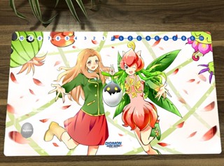 แผ่นรองเมาส์ สําหรับเล่นเกม Digimon Playmat CCG DTCG Mimi Tachikawa และ Lillymon