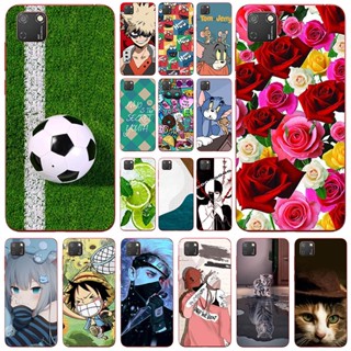 เคสโทรศัพท์มือถือ ซิลิโคนนิ่ม ลายการ์ตูนฟุตบอลน่ารัก แฟชั่น สําหรับ Huawei Y5P DRA-LX9 Honor 9S