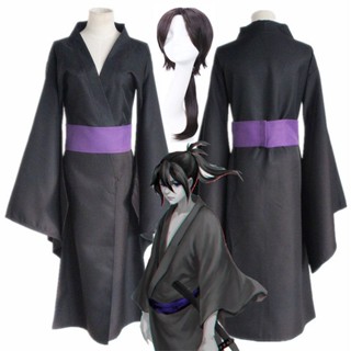 ชุดคอสเพลย์อนิเมะ Noragami Yato Yukata สีดํา สําหรับงานปาร์ตี้