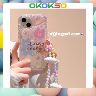 เคสมือถือ แบบนิ่ม ลายการ์ตูนหมีกราฟฟิตี้ กันกระแทก สําหรับ OPPO Reno9 Reno8 Reno7pro reno6 7z 5 R17 A53 A9 2020 F11 A78 A77