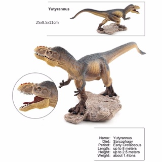 Yutyrannus World Jurassic โมเดลฟิกเกอร์ไวนิล รูปไดโนเสาร์ ขนาดจัมโบ้ ของเล่นสําหรับเด็ก