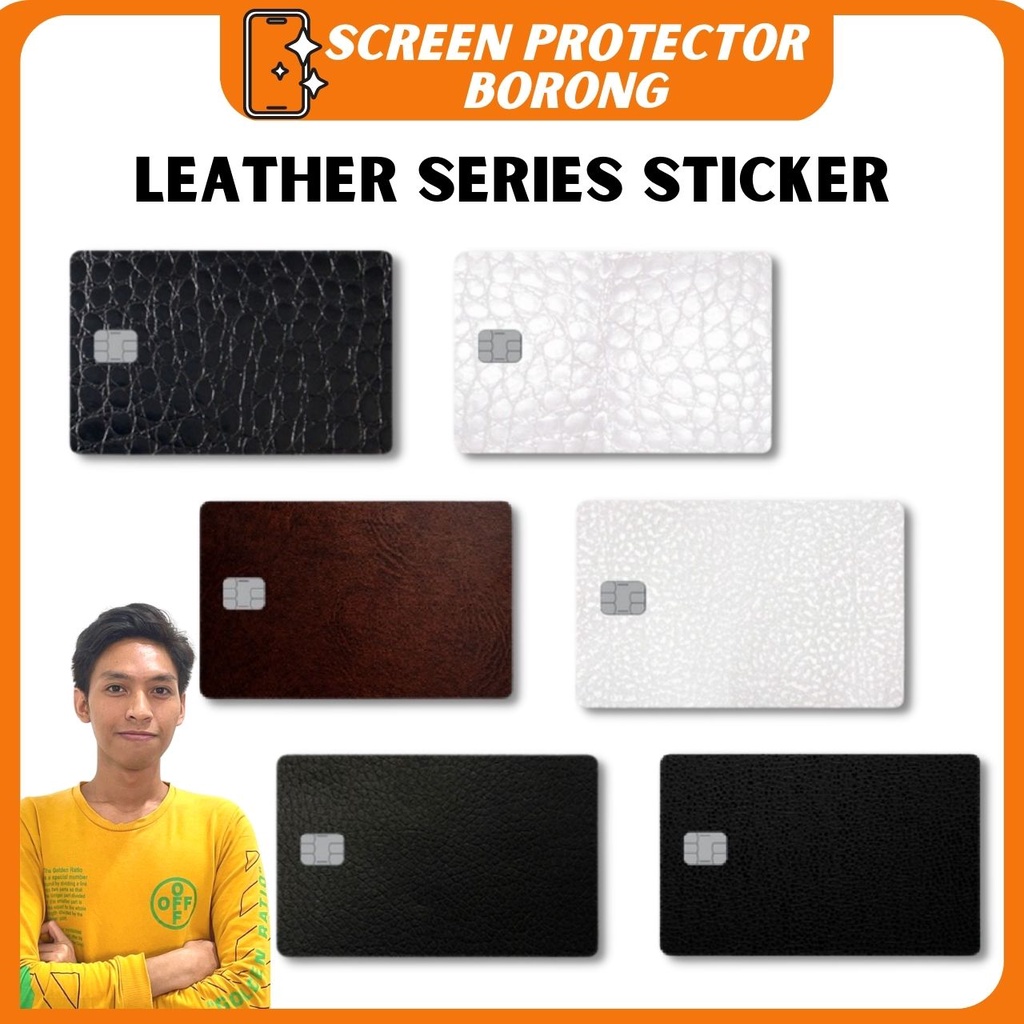 Mojoskins TnG Touch n Go Card Leather Series Sticker Bank Card Student Card Sticker