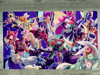 Yugioh Playmat แผ่นรองเมาส์ ลายมังกรดํา ตาแดง TCG CCG สําหรับเล่นเกม