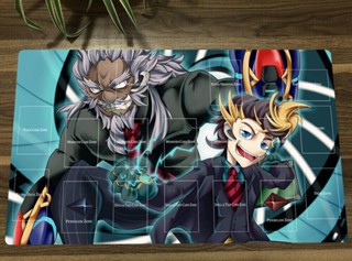 Yugioh Playmat Comic Toon SPYRAL Double Helix TCG CCG เสื่อเทรดดิ้งการ์ดเกม