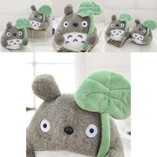 ตุ๊กตานุ่ม รูปการ์ตูนอนิเมะญี่ปุ่น Totoro ใบบัว ขนนิ่ม