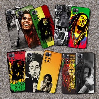 เคสโทรศัพท์มือถือแบบนิ่ม TPU ลาย Bob Marley สําหรับ Xiaomi Redmi Note 8 9 Prime Pro AC23