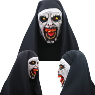 หน้ากากยาง คอสเพลย์สยองขวัญ The Nun Mask Valak แบบเต็มหน้า