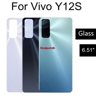 Bestth-- ฝาครอบแบตเตอรี่ด้านหลัง 6.51 สําหรับ VIVO Y12S 2021 V2069 V2039 V2068