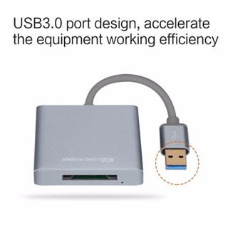 Xqd เครื่องอ่านการ์ดหน่วยความจํา 2.0 USB 3.0 ความเร็วสูง อะลูมิเนียมอัลลอย สําหรับกล้อง Sony Nokia XQD คอมพิวเตอร์