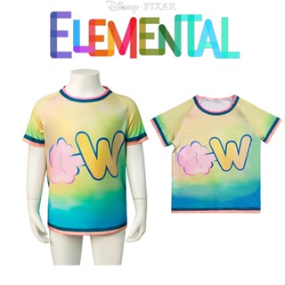 เสื้อยืดคอสเพลย์ ลาย Wade Water Element สะดุดตา สําหรับเด็กผู้ชาย และเด็กผู้หญิง