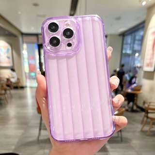 purple เคสไอโฟน14promax ใส กันกระแทก case compatible for iPhone 11 12 13 14 Pro max xr xs max เคสiPhone11ใส soft silicone caseiPhone13promax