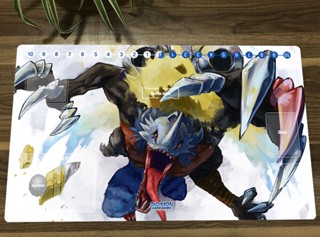 แผ่นรองเมาส์ ลายการ์ตูนอนิเมะ Digimon Playmat CCG DTCG Millenniumon พร้อมแผ่นรองเมาส์