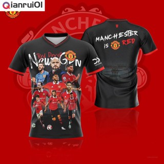 (Qianrui01)เสื้อแมนยู man u is red